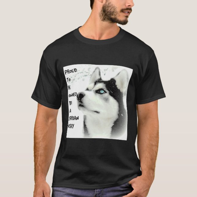 Proud Siberian Husky T-Shirt (Front)