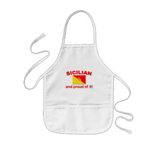 Proud Sicilian Kids Apron
