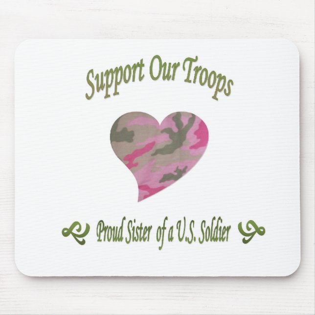 Proud Sister Mouse Pad (Front)