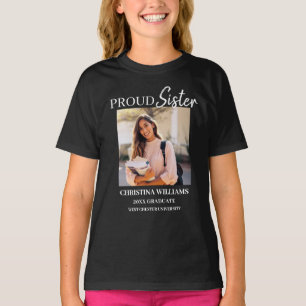 Proud Sister of 2025 Graduate Personalised Photo T-Shirt
