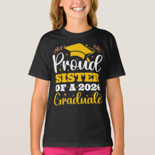 Proud Sister Of A 2026 Family Party Matching Crew T-Shirt