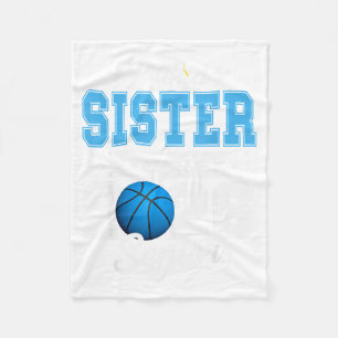 Proud Sister Of A 2026 Senior Basketball Graduatio Fleece Blanket