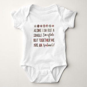 PROUD SNOWFLAKE BABY BODYSUIT