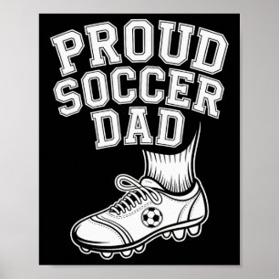 Proud Soccer Dad Cheerful Fan For Fathers _2  Poster