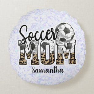 Proud Soccer Mum – Sideline Champion Round Cushion