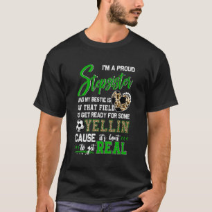 Proud Soccer Stepsister Soccer Family Matching 2 T-Shirt