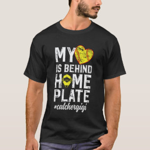 Proud Softball Catcher Gigi of A Softball Catcher T-Shirt