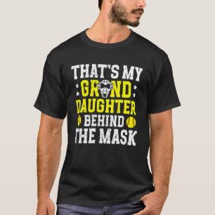 Proud Softball Catcher Grandma Softball Catcher Gr T-Shirt