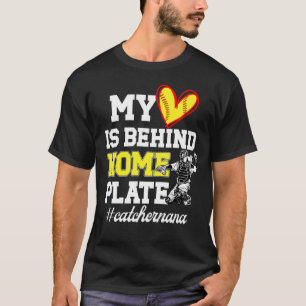 Proud Softball Catcher Nana of A Softball Catcher T-Shirt