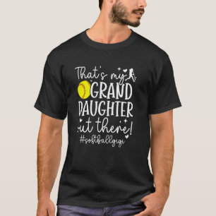 Proud Softball Gigi Grandma Gigi Of A Softball Pla T-Shirt