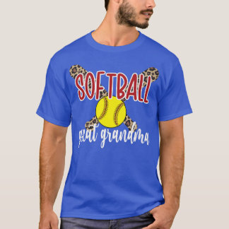 Proud Softball Great Grandma Of A Softball Player  T-Shirt