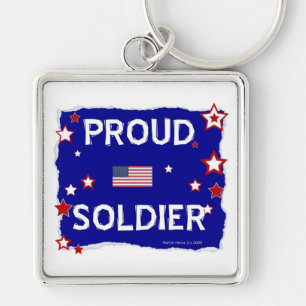 Proud Soldier Key Ring