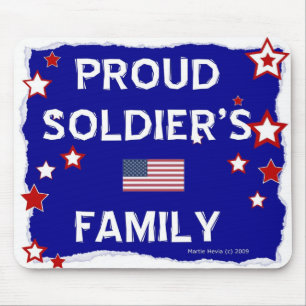 Proud Soldier's Family - Mousepad