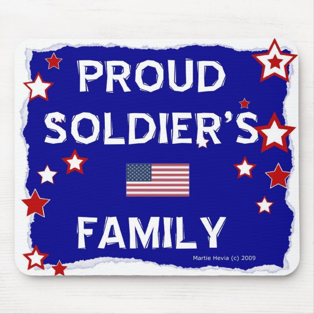 Proud Soldier's Family - Mousepad (Front)
