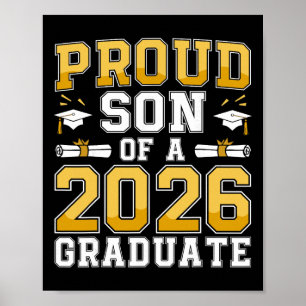 Proud Son Of A Cl Of 2026 Graduate Senior Graduati Poster
