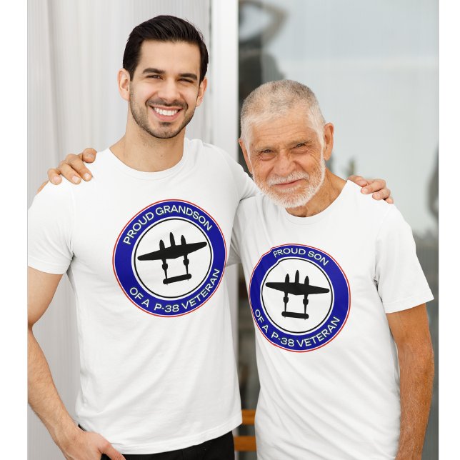 Proud Son of a P-38 Veteran T-Shirt (Creator Uploaded)