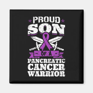 Proud Son Of A Pancreatic Cancer Warrior Awareness Magnet