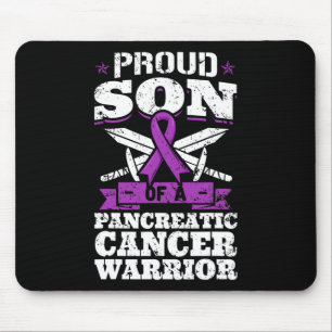 Proud Son Of A Pancreatic Cancer Warrior Awareness Mouse Pad