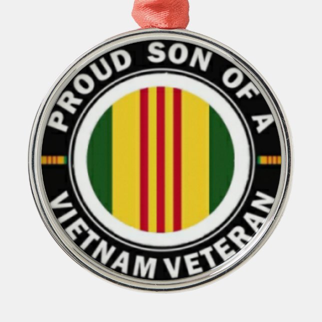 Proud Son of a Vietnam Veteran Ornament (Front)