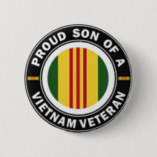 Proud Son of Vietnam Vet Button