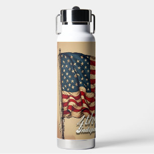 Proud Soul of the 4th of July Water Bottle