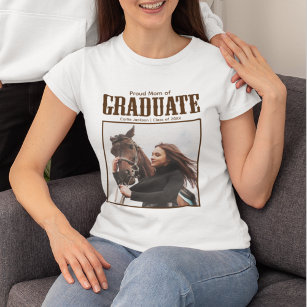 Proud Southern Mum of Graduate Photo Graduation T-Shirt