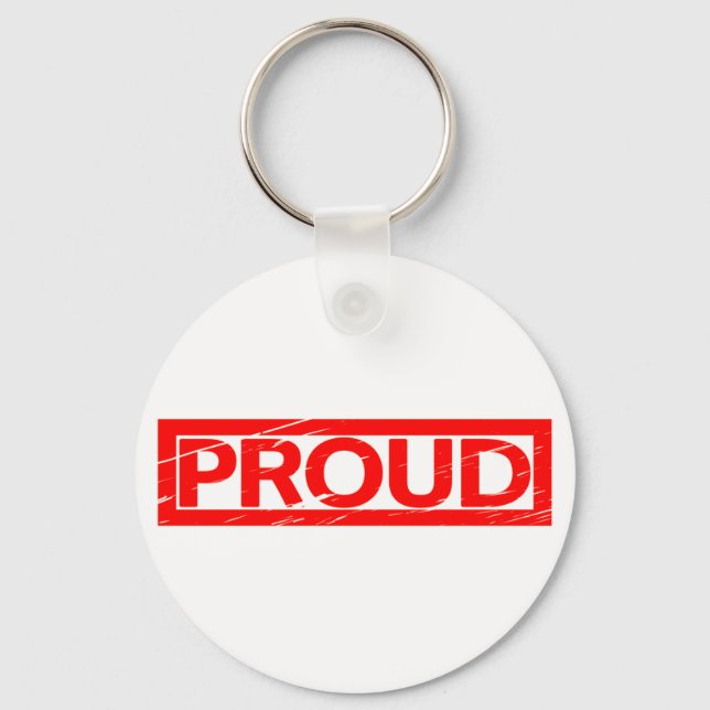 Proud Stamp Key Ring (Front)