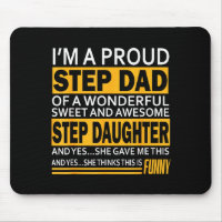 Proud Step Dad Father Day Gift For Stepdad From St