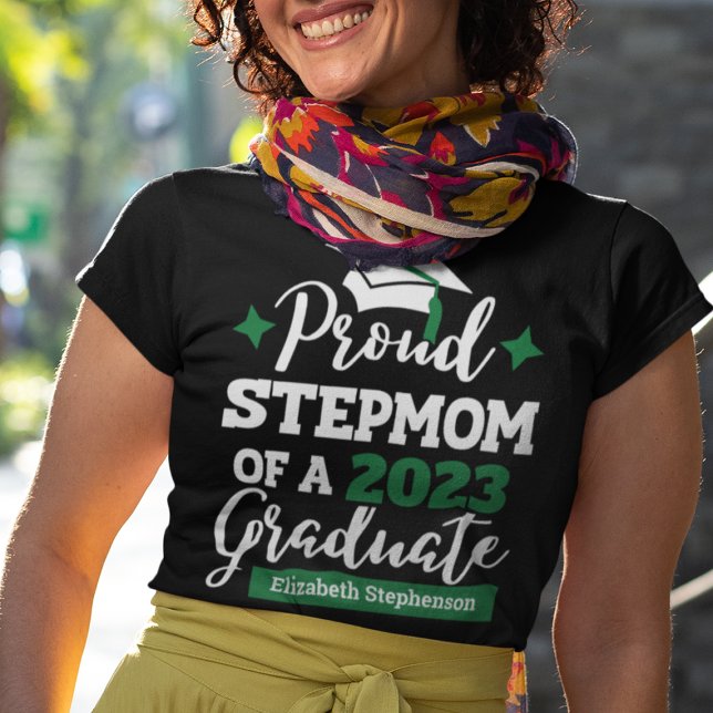 Proud Stepmom of 2023 graduate family matching T-Shirt (Creator Uploaded)
