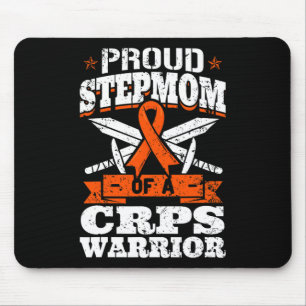 Proud Stepmom Of A CRPS Warrior RSD Awareness Ribb Mouse Pad