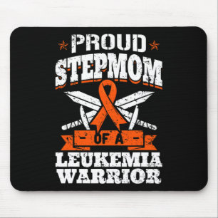 Proud Stepmom Of A Leukaemia Warrior Awareness Blo Mouse Pad