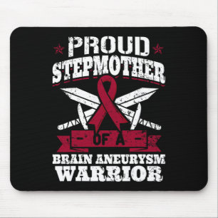 Proud Stepmother Of A Brain Aneurysm Warrior Aware Mouse Pad