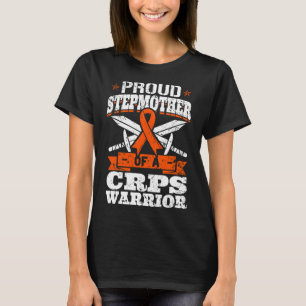 Proud Stepmother Of A Crps Warrior Rsd Awareness R T-Shirt