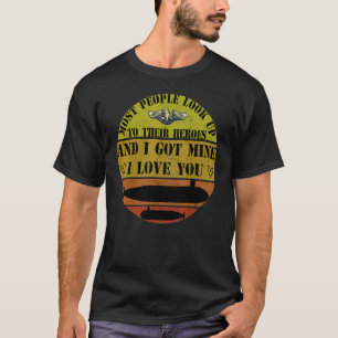 Proud Submarine Wife And Mom National Military Spo T-Shirt