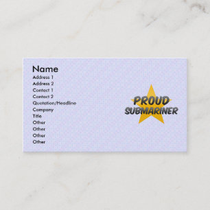 Proud Submariner Business Card