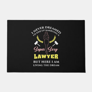 Proud Super Lawyer Lady Doormat