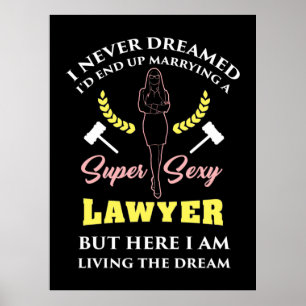 Proud Super Lawyer Lady Poster