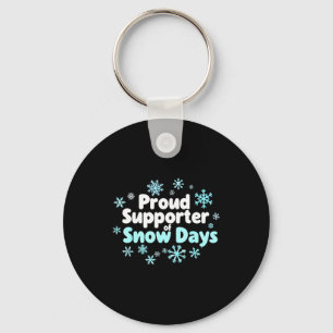 Proud Suprter Of Snow Days Chemistry Teacher Snow  Key Ring