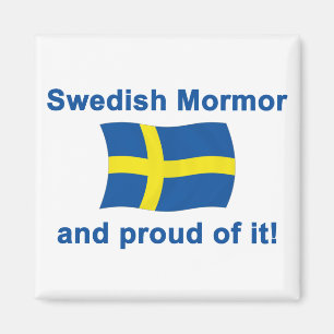 Proud Swedish Mormor (Grandmother) Magnet