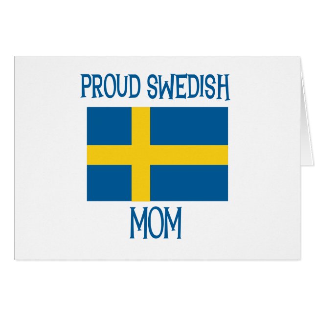 Proud Swedish Mum (Front Horizontal)