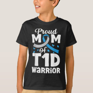 Proud T1d Mum Her Fight Is My Fight Type1 Diabetes T-Shirt