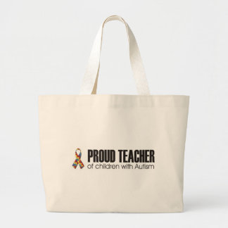 proud teacher of children with autism bag