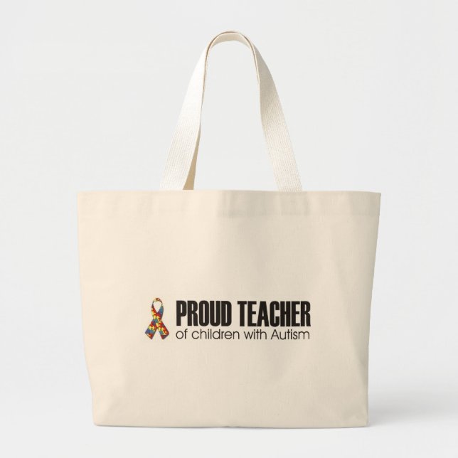 proud teacher of children with autism bag (Front)