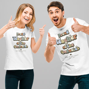 Proud Teacher of the Graduate Retro Unisex T-Shirt