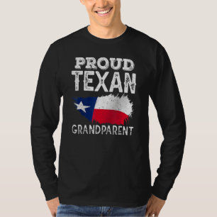 Proud Texan Grandparent Cute Pride Patriotic Texas T-Shirt