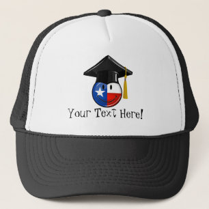 Proud Texas Graduate Smiling Flag Trucker Hat