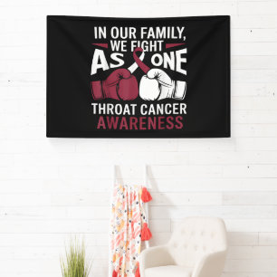 Proud Throat Cancer Survivor Inspirational Banner