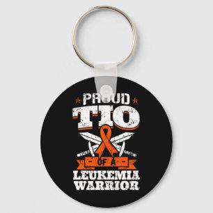 Proud Tio Of A Leukaemia Warrior Uncle Awareness B Key Ring