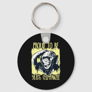 Proud To Be 988 Chimpanzee 2  Key Ring