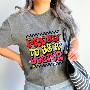 Proud to Be a Doctor Retro gift Tri-Blend Shirt